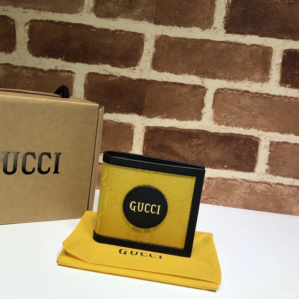 First bag ru wallet billfold The GUCCI Grid Off 0811